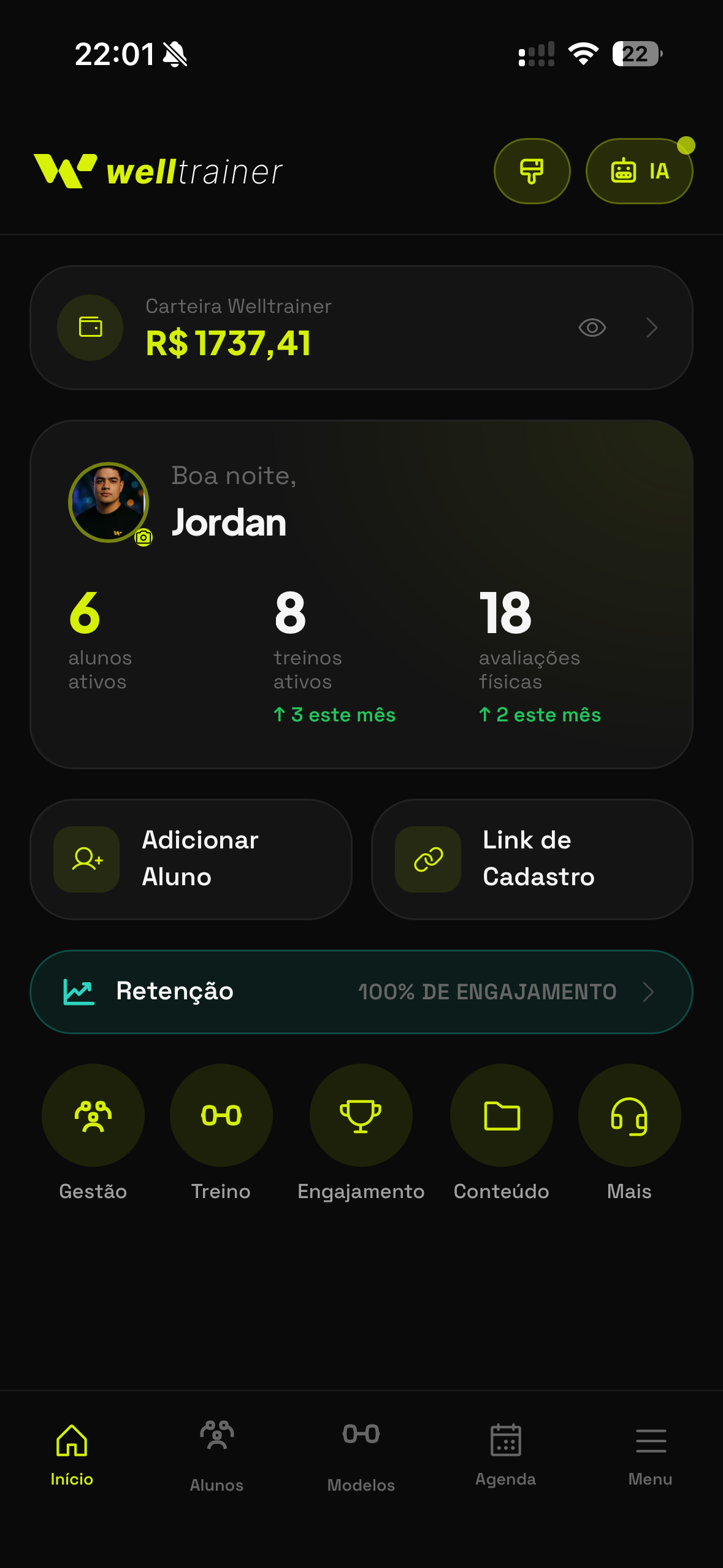 WellTrainer App
