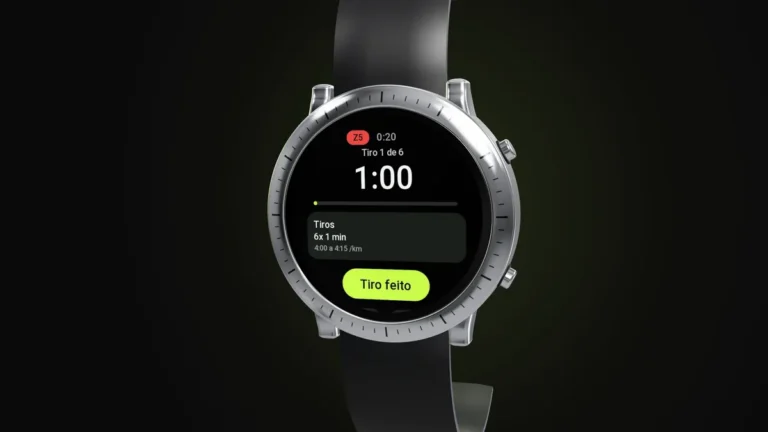 Treino intervalado no Amazfit: como criar intervalos, Tabata, EMOM e tiros